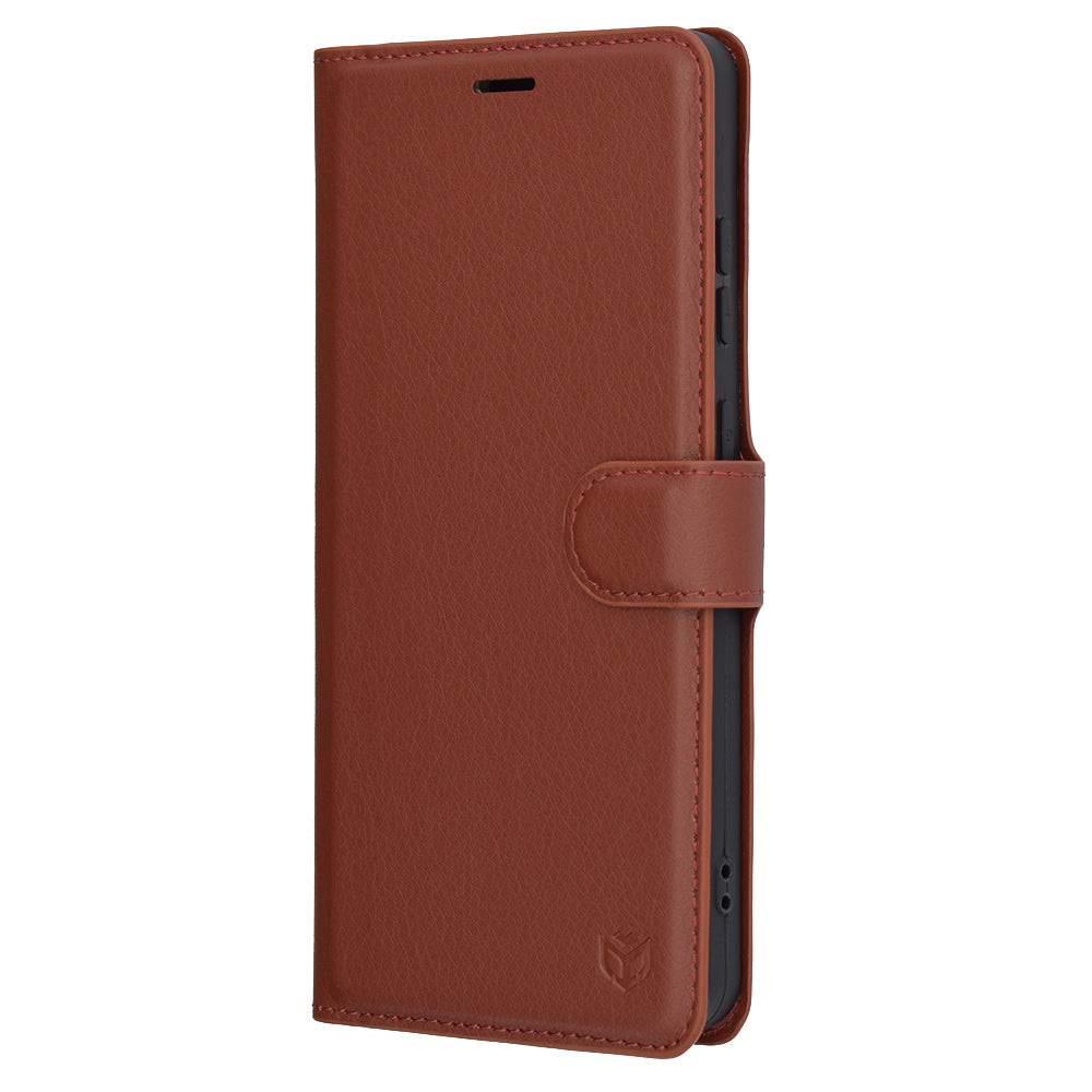 Θήκη για OnePlus 13R, Techsuit, Leather Folio, Καφέ