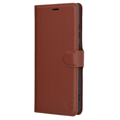 Θήκη για OnePlus 13R, Techsuit, Leather Folio, Καφέ