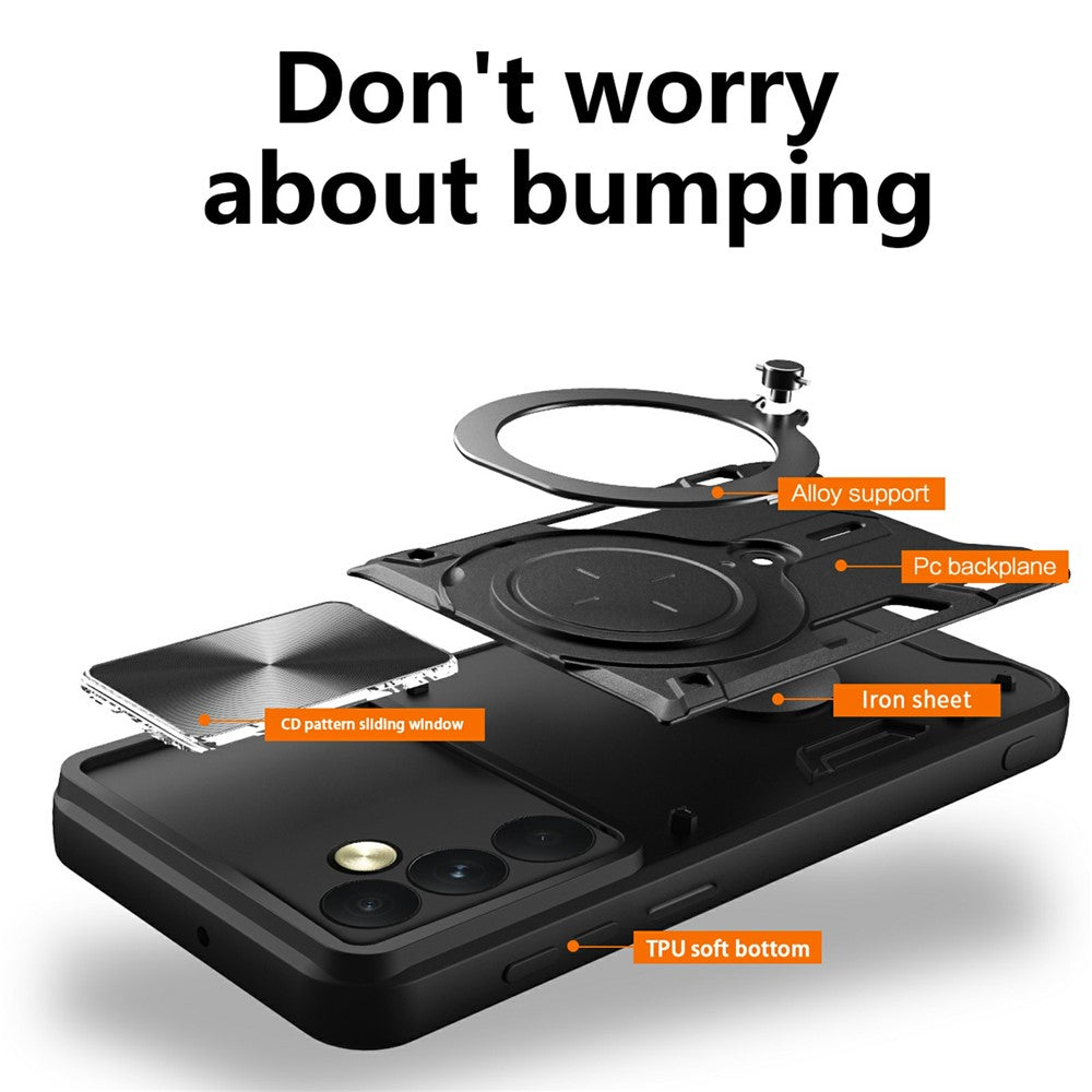 Θήκη για OnePlus 15, Techsuit, CamGuard Pro, Μωβ