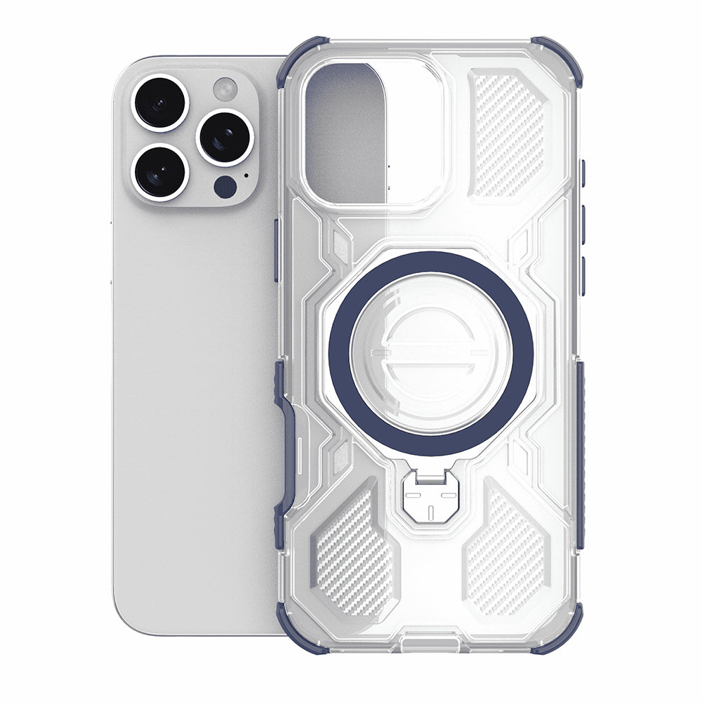 Θήκη για OnePlus 15, Techsuit, Carbon Shield Pro, Μπλε