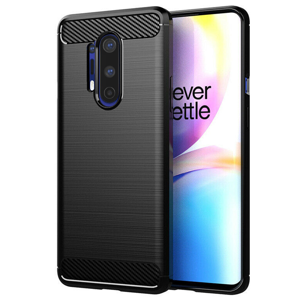 Θήκη για OnePlus 8 Pro, Techsuit, Carbon, Μαύρη