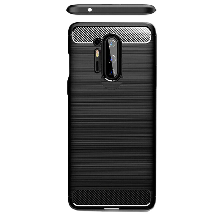 Θήκη για OnePlus 8 Pro, Techsuit, Carbon, Μαύρη