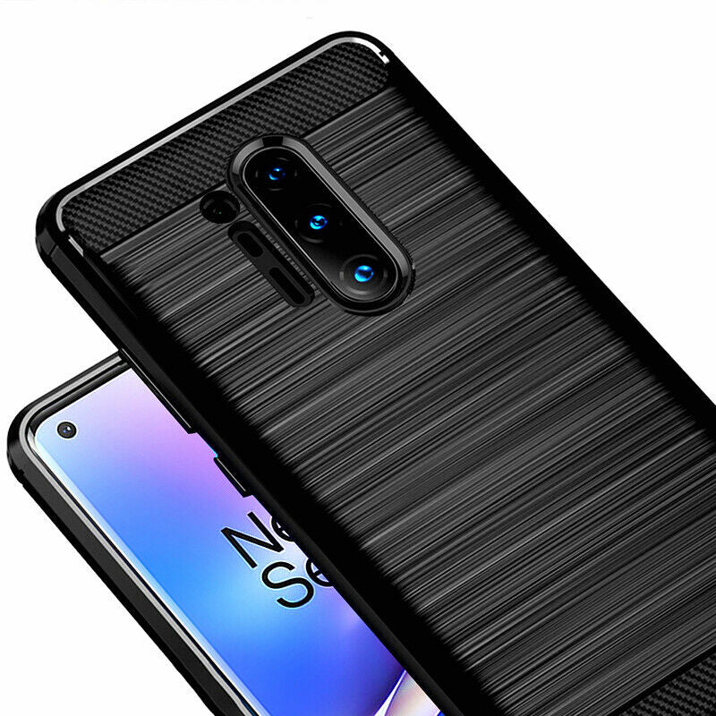Θήκη για OnePlus 8 Pro, Techsuit, Carbon, Μαύρη