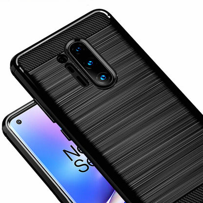 Θήκη για OnePlus 8 Pro, Techsuit, Carbon, Μαύρη