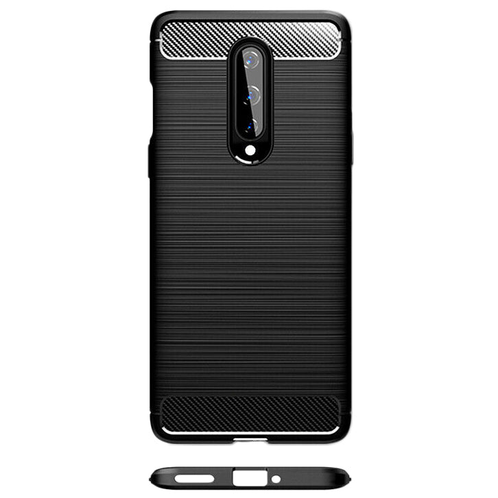 Θήκη για OnePlus 8, Techsuit, Carbon, Μαύρη