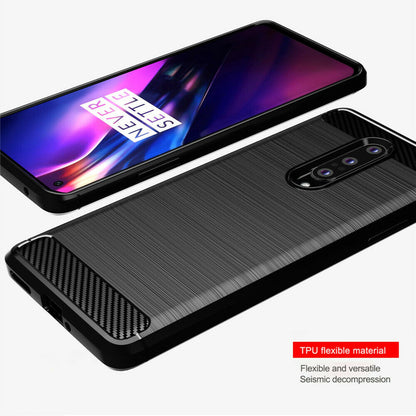 Θήκη για OnePlus 8, Techsuit, Carbon, Μαύρη