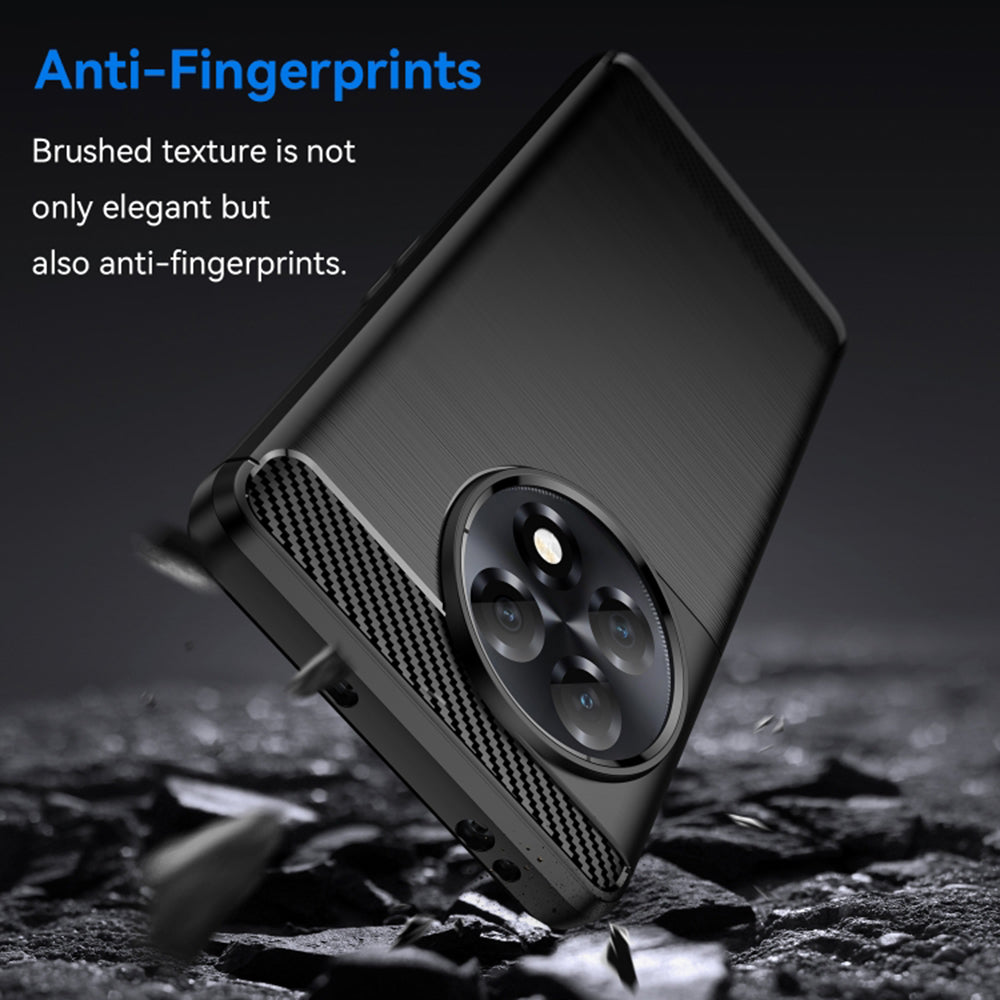 Case for OnePlus Ace 2 / 11R, Techsuit, Carbon, Black