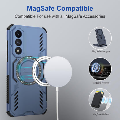 Θήκη MagSafe για OnePlus Nord 5, Techsuit, ArmorMag, Μπλε