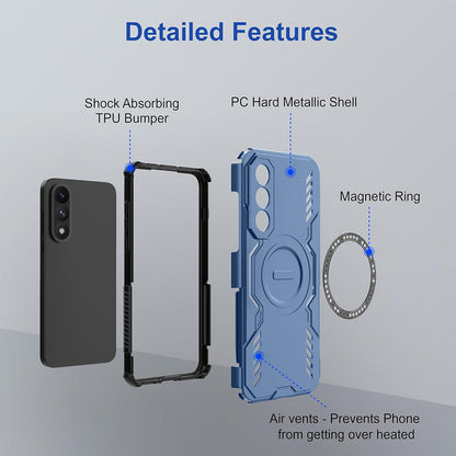 Θήκη MagSafe για OnePlus Nord 5, Techsuit, ArmorMag, Μπλε
