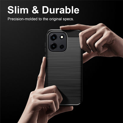 Θήκη για OnePlus Nord 6, Techsuit, Carbon, Μαύρο
