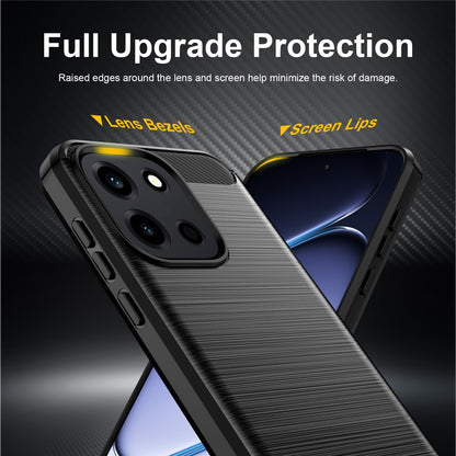 Θήκη για OnePlus Nord 6, Techsuit, Carbon, Μαύρο
