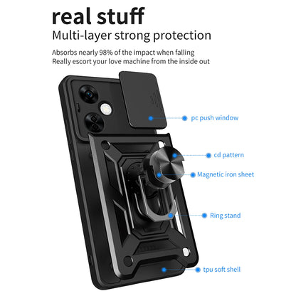 Case for OnePlus Nord CE 3 Lite, Techsuit, CamShield, Black