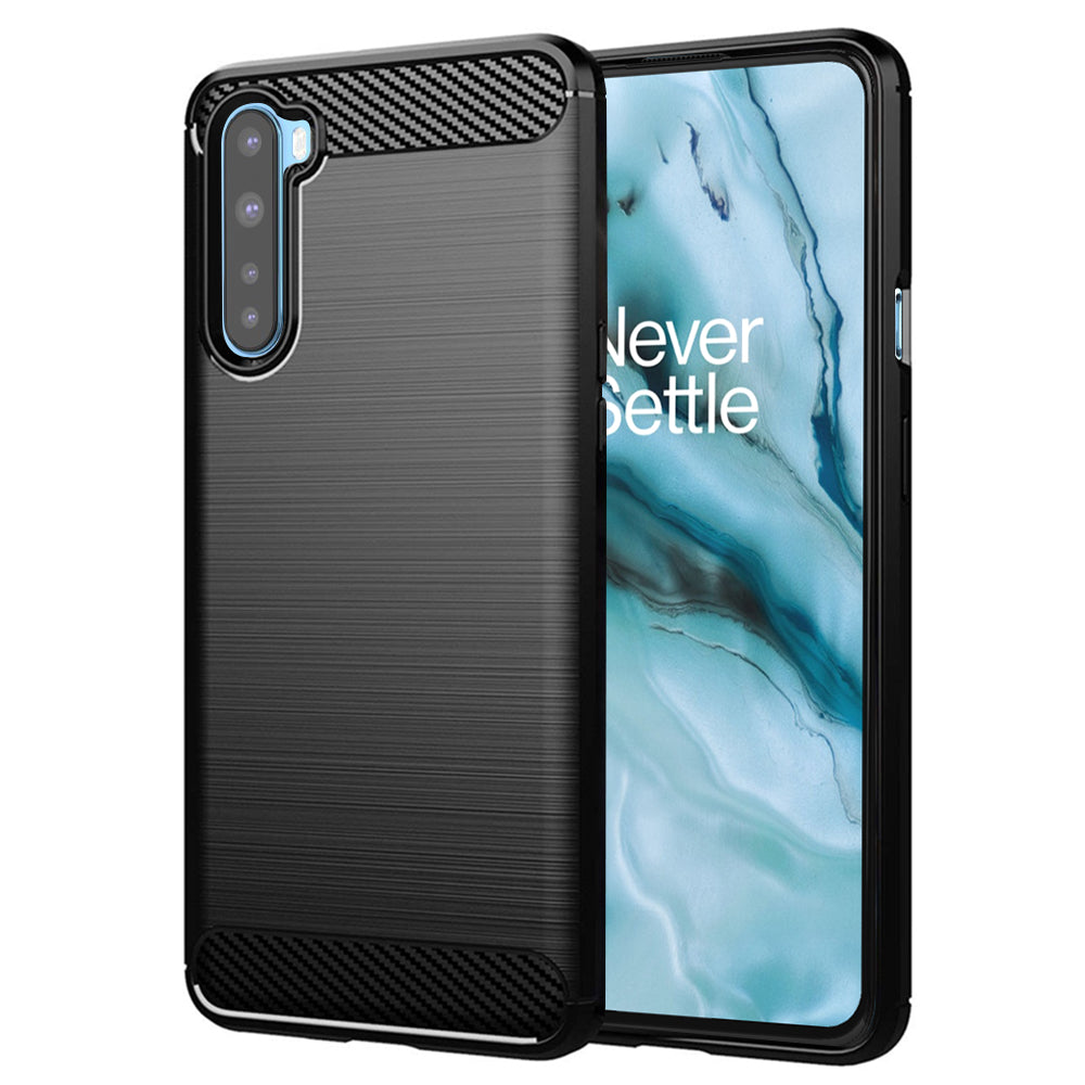 Θήκη για OnePlus Nord, Techsuit, Carbon, Μαύρο