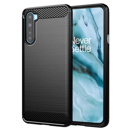 Θήκη για OnePlus Nord, Techsuit, Carbon, Μαύρο