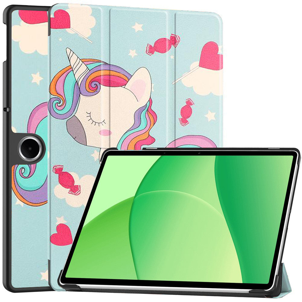 Θήκη για OnePlus Pad Lite / Oppo Pad SE, Techsuit, FoldPro Unicorn, Πολύχρωμη