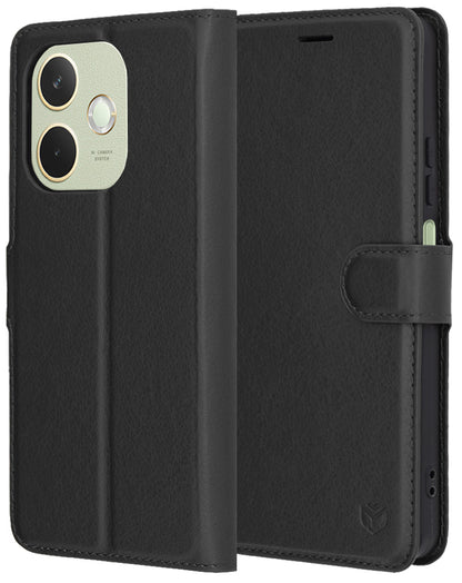 Case for Oppo A5 Pro 4G / A5 Pro, Techsuit, Leather Folio, Black