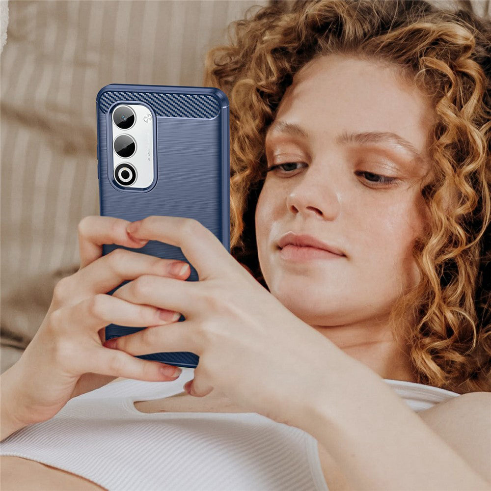 Case for Oppo A5 4G, Techsuit, Carbon, Blue