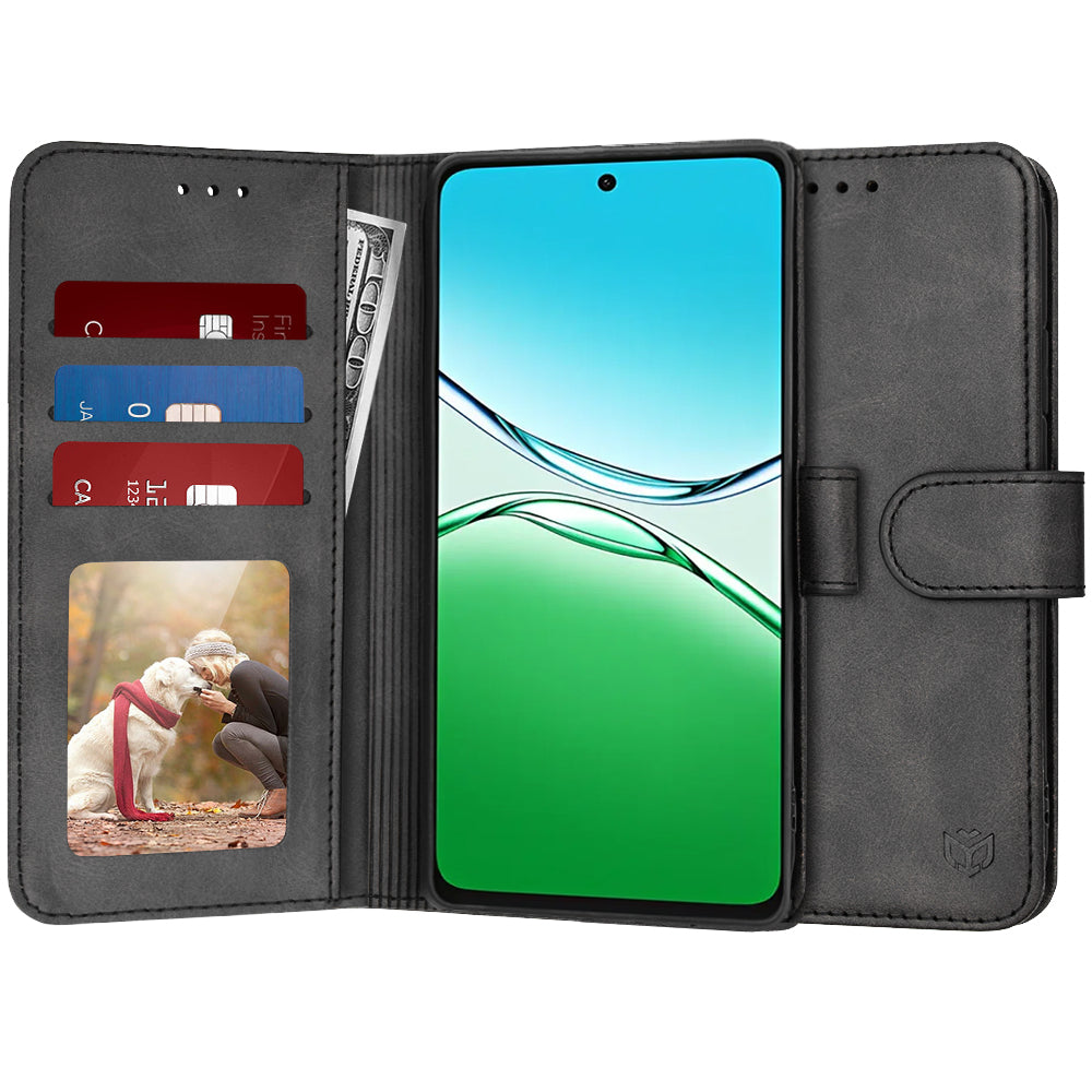 Θήκη για Oppo A5 4G, Techsuit, Diary Book, Μαύρη