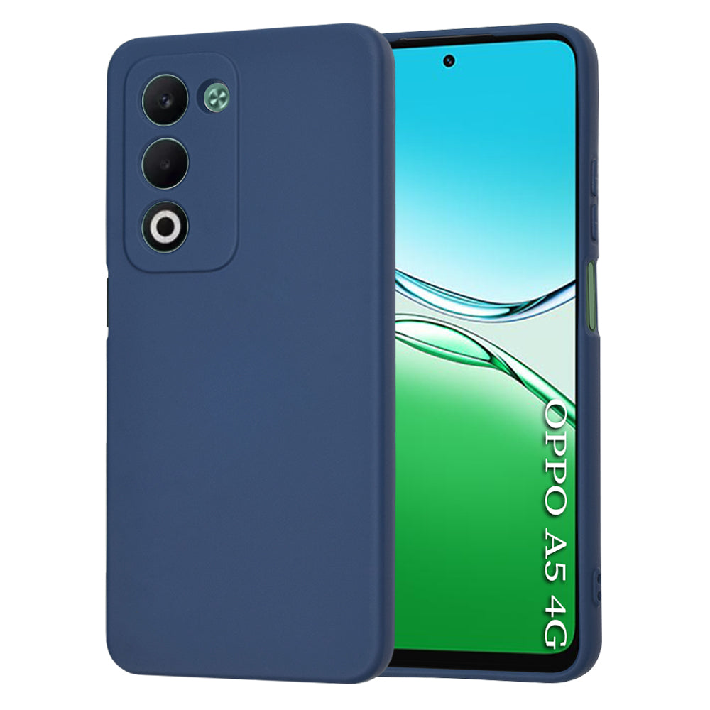 Case for Oppo A5 4G, Techsuit, SoftFlex, Navy Blue