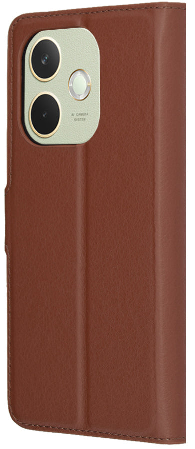 Case for Oppo A5 Pro 4G / A5 Pro, Techsuit, Leather Folio, Brown