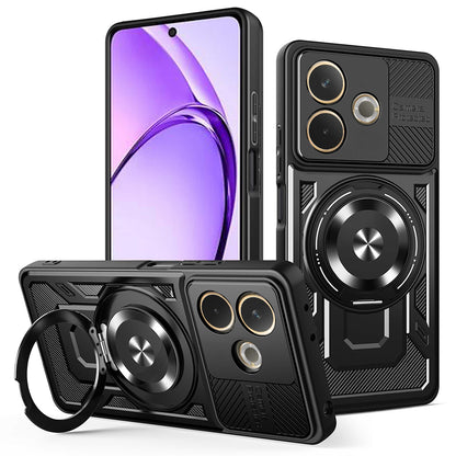 Case for Oppo A5 Pro 4G / A5 Pro, Techsuit, RuggedCam, Black