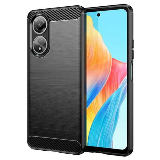 Θήκη για Oppo A58 4G, Techsuit, Carbon, Μαύρο