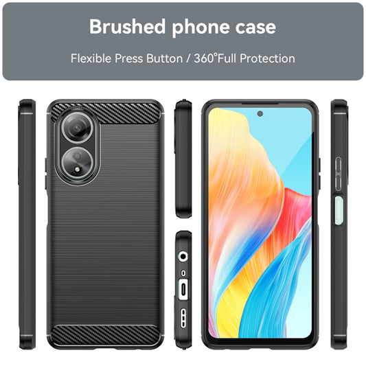 Θήκη για Oppo A58 4G, Techsuit, Carbon, Μαύρο