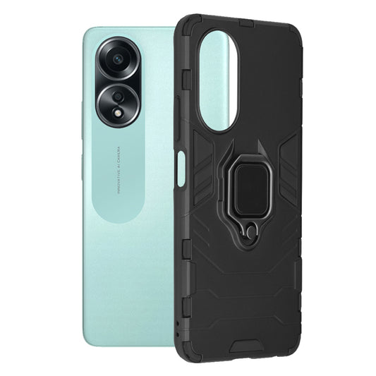 Θήκη για Oppo A58 4G, Techsuit, Shield, Μαύρη