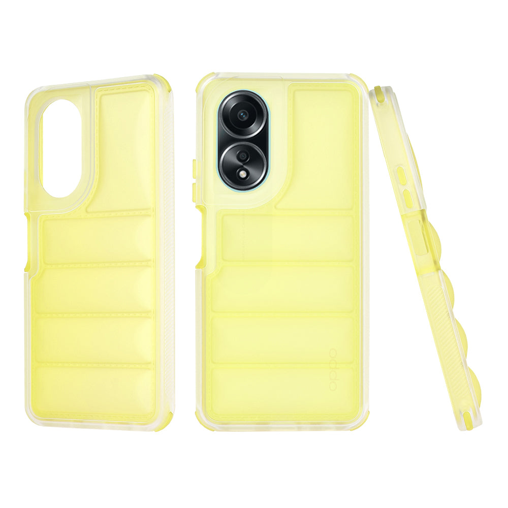 Θήκη για Oppo A58 4G, Techsuit, Wave Shield, Κίτρινη