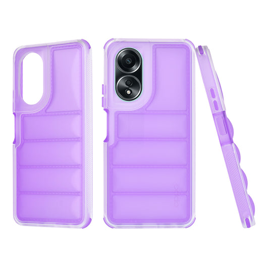 Θήκη για Oppo A58 4G, Techsuit, Wave Shield, Μωβ