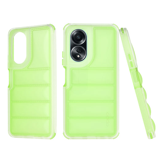 Θήκη για Oppo A58 4G, Techsuit, Wave Shield, Πράσινο