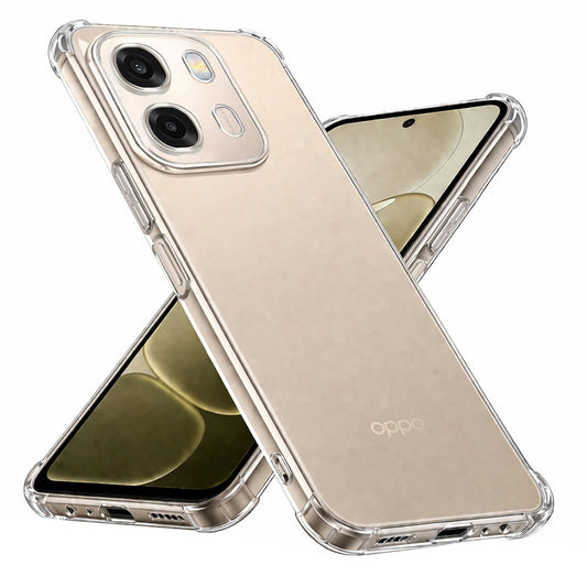 Case for Oppo A6 4G, Techsuit, Shockproof Clear, Transparent