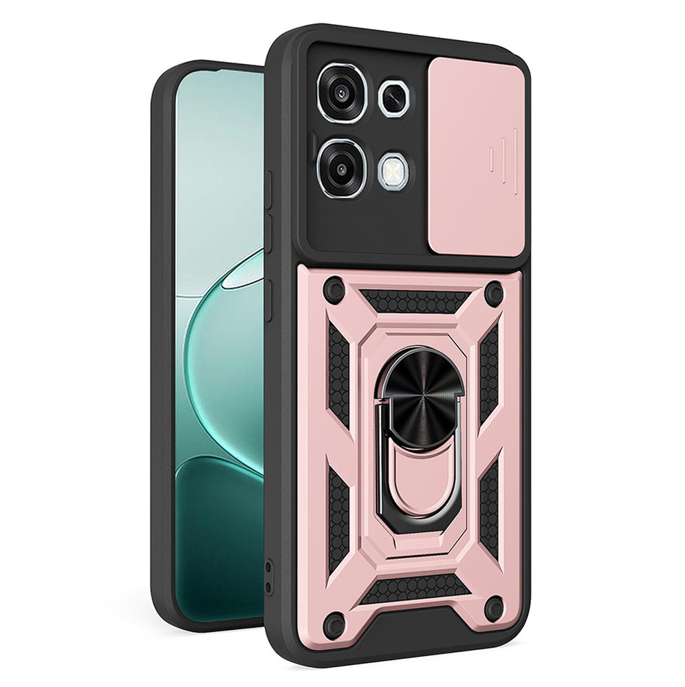 Case for Oppo A6 Pro 5G / A6 Pro 4G, Techsuit, CamShield, Rose Gold