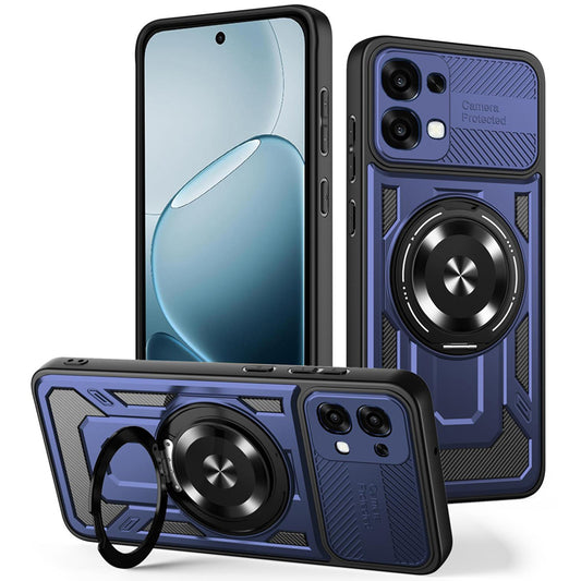 Θήκη για Oppo A6 Pro 5G / A6 Pro 4G, Techsuit, RuggedCam, Μπλε