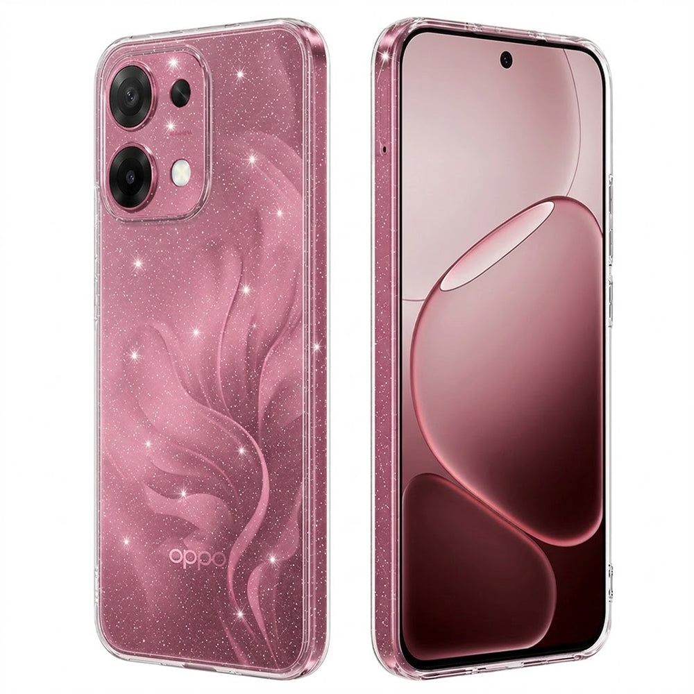Θήκη για Oppo A6 Pro 5G / A6 Pro 4G, Techsuit, SparkleSkin, Διαφανής
