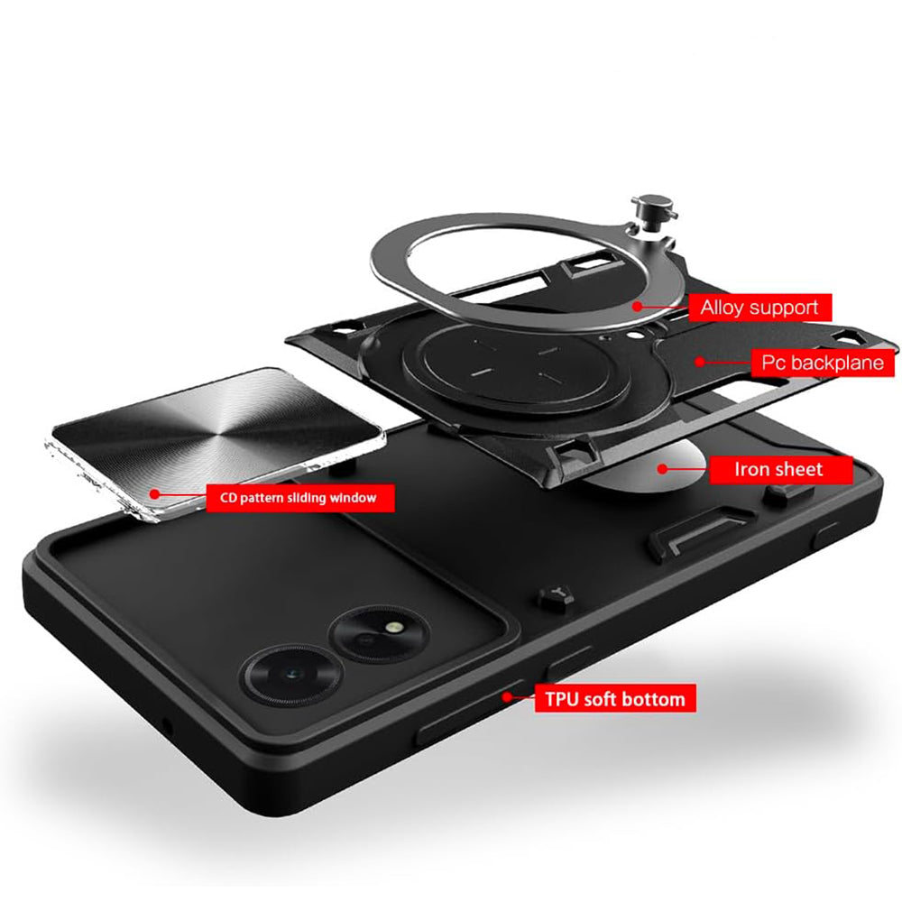 Θήκη για Oppo A60, Techsuit, CamGuard Pro, Μπλε