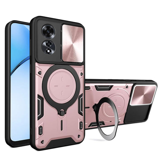 Θήκη για Oppo A60, Techsuit, CamGuard Pro, Ροζ Χρυσό