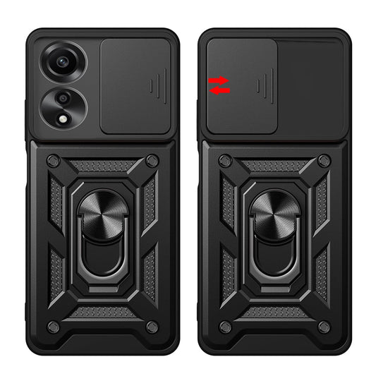 Θήκη για Oppo A60, Techsuit, CamShield, Μαύρο