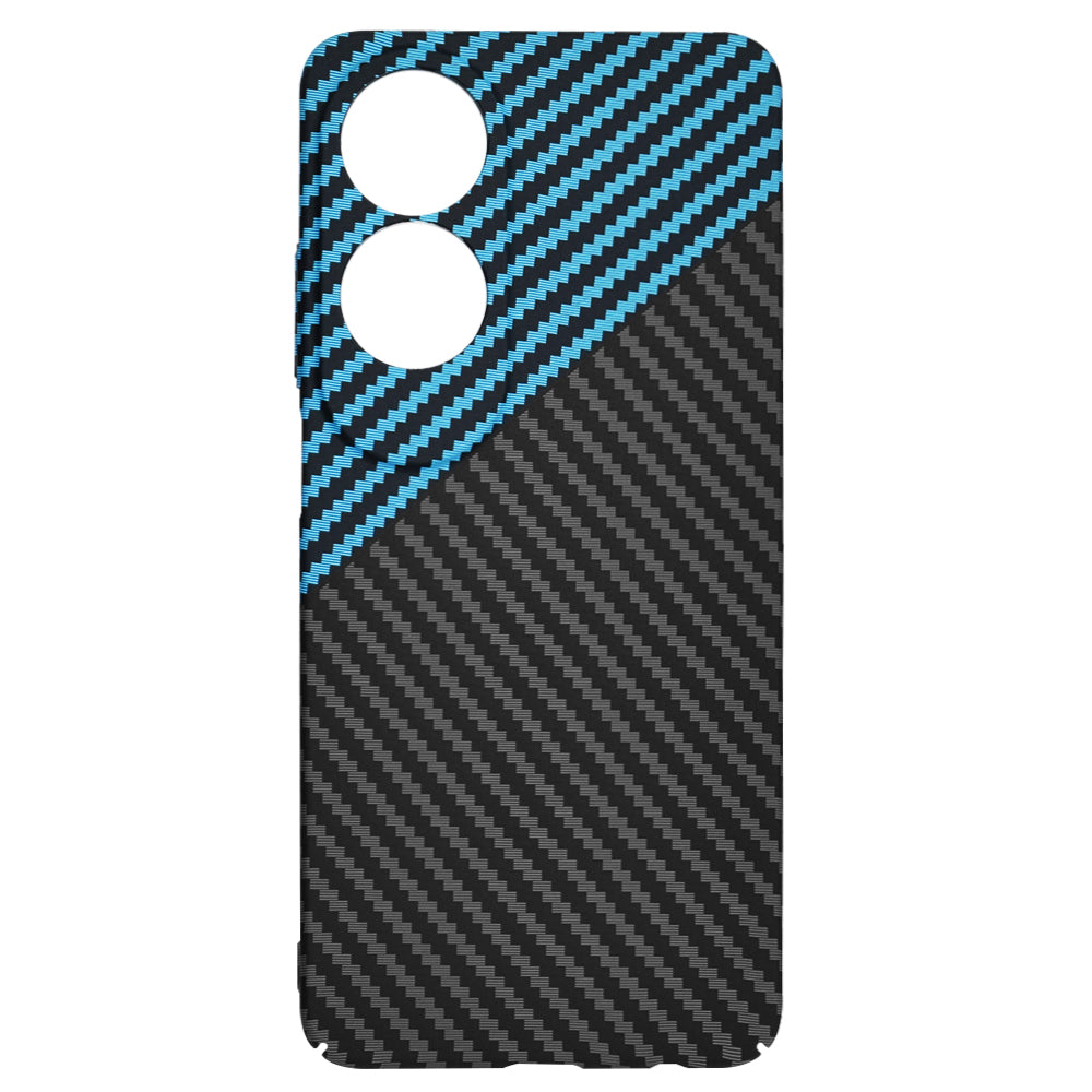 Θήκη για Oppo A60, Techsuit, Carbonite FiberShell, Μαύρο Μπλε