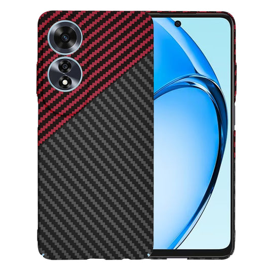 Θήκη για Oppo A60, Techsuit, Carbonite FiberShell, Μαύρο Κόκκινο