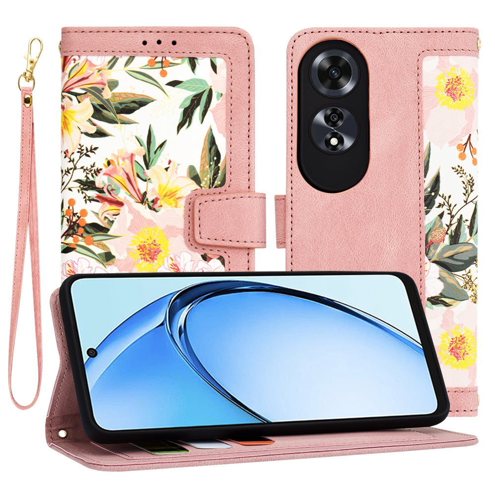 Θήκη για Oppo A60, Techsuit, FlipCraft, Ροζ
