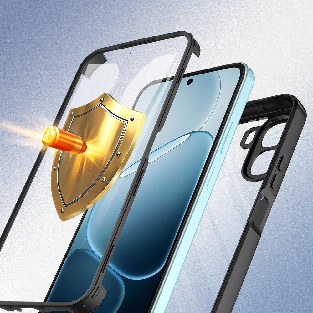 Θήκη για Oppo A6k 4G / A6x 4G / A6x, Techsuit, ColorVerse 360, Μαύρο