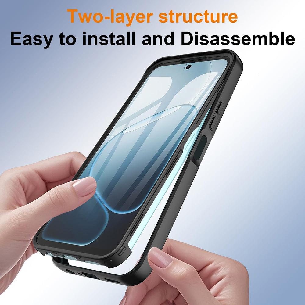 Θήκη για Oppo A6k 4G / A6x 4G / A6x, Techsuit, ColorVerse 360, Μαύρο