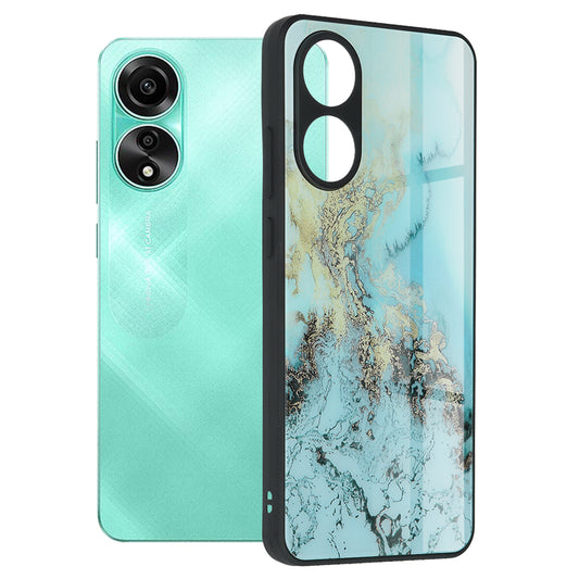 Θήκη για Oppo A78 4G, Techsuit, Glaze, Μπλε
