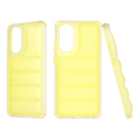 Θήκη για Oppo A78 4G, Techsuit, Wave Shield, Κίτρινη