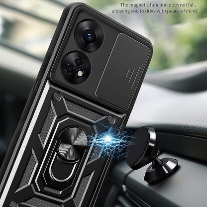 Θήκη για Oppo A98, Techsuit, CamShield, Μαύρη