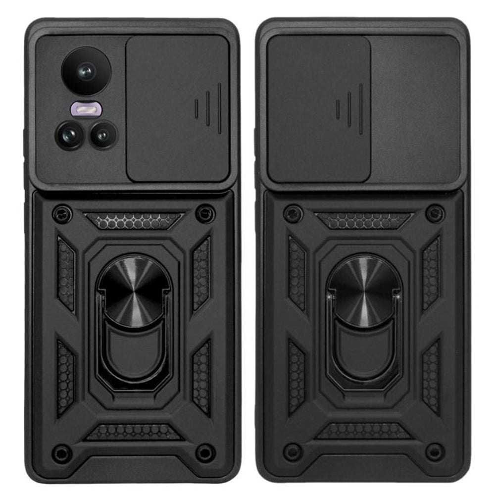 Θήκη για Oppo Reno10 / Reno10 Pro, Techsuit, CamShield, Μαύρο