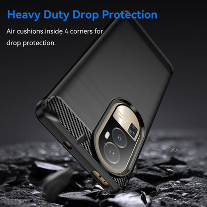 Θήκη για Oppo Reno10 / Reno10 Pro, Techsuit, Carbon, Μαύρο