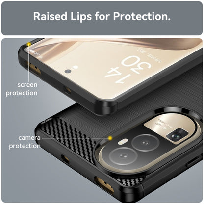 Θήκη για Oppo Reno10 / Reno10 Pro, Techsuit, Carbon, Μαύρο