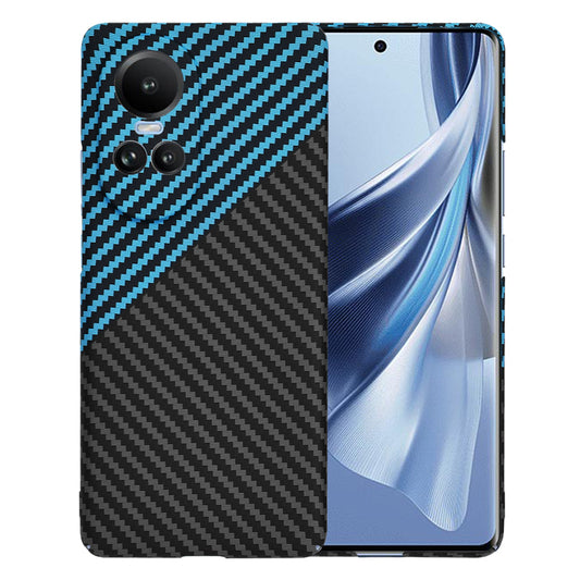 Θήκη για Oppo Reno10 / Reno10 Pro, Techsuit, Carbonite FiberShell, Μαύρο Μπλε